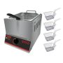 DFG-6L 6L Gas Deep Fryer And 4 Chip Baskets