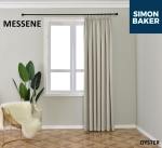 Simon Baker Messene Tape Oyster Curtain Various Lengths - Oyster W 265 X L 218CM