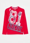 Guess Long Sleeve T-Shirt - Red Jelly Bean