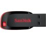 SanDisk Cruzer Blade 16GB USB SDCZ-016-B35 USB Flash Drive Black And Red