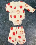 Clicks White Pepper Baby Grow And Pants 0 3M