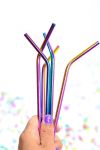 4PK Reusable Stainless Steel Straws
