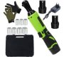 Cordless Power Ratchet Wrench Set With 2 Battery Packs 7 Sockets & Gloves Cordless Impact Wrench 1/2 Inch