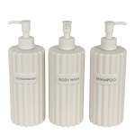 3PC Re-usable 450ML Bathroom Dispenser Bottles