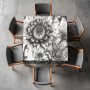 Shadow Bloom Flowers Square Tablecloth By Nathan Pieterse