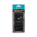 Basics Luggage Strap Tsa Lock Black