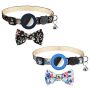 Cat Collars With Bowtie And Bell Compatible With Apple Airtag For Cats