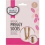 Made 4 Mom Maternity Preggy Socks Medium