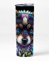 Baby Wolf 20OZ Insulated Skinny Tumbler Sublimation With Straw 020