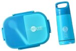 Bpa Free 3 Compartment Lunch Box Set And A Bottle Lunch Box