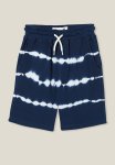 Cotton On Harlow Longline Fleece Short - In The Navy vanilla Tie Dye