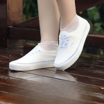 1 Pair Thickened Latex Waterproof And Slip-resistant Shoe Covers For Outdoor Rainy Days
