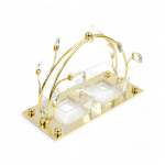 3 Piece Dessert Server Gold