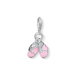 Charm Pendant Pink Baby Shoes