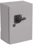 800A 3P Changeover Switch Grey Steel Enclosed IP54