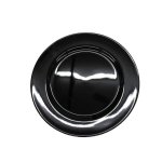 Round Black Plain Underplate
