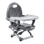 Chicco Pocket Snack Booster Seat - Dark Grey