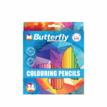 Butterfly Woodfree Colour Pencils 24'S