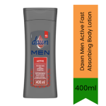 Men Active Fast Absorbing Body Lotion 400ML - Premium Pure Fast Absorbing Lotion For Active Skin Care & Daily Hydration Delivers