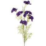 Artificial Purple Anemone Stem 78CM