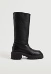 Prima Leather Boot With Tall Leg - Black