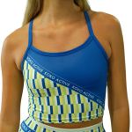 Reset Blue Tank Sports Bra