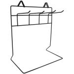Hairware Stand Brush Wire With 4 Hangers Black