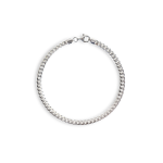Curb Bracelet In Silver