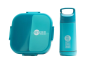 Lunch Box With Water Bottle Set - Purple