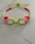 Arena White Pink And Green Swimming Goggles