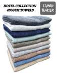 Simon Baker - Hotel Collection 100% Cotton Bath Sheets Various Colours - 90CM X 150CM - Truffle 90CM X 150CM