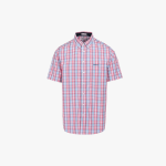 Mens Judah Short Sleeve Classic Shirt Red - 10XL