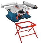 Bosch - Table Saw GTS10 Xc Stand Bench GTA6000 & Blade Combo - 2100W