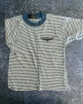 Gasolino Blue And White Striped Top 8Y