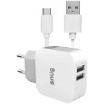 Snug Home Charger With USB Type-c Charge And Sync Cable