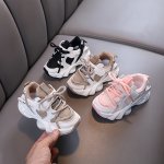 Casual Comfortable Low Top Mesh Sneakers For Baby Boys Breathable Wear-resistant Sneakers For Walking Running Spring And Autumn