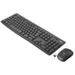 Logitech MK295 Silent Wireless Keyboard And Mouse Set - Graphite