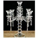 Crystal Five-arm Candelabra 37 Cm