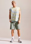 Drymove Sports Vest Top - Light Green Tie-dye