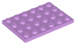 Parts Plate 4 X 6 3032 - Medium Lavender