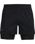 Men's Ua Rush Run 2-IN-1 Shorts - Black XL