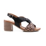 Morgan Black leopard - Black leopard 42 Leather