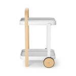 Umbra Bellwood Serving Cart White & Natural