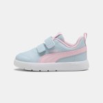 Puma Girls Courtflex V3 V Inf Shoes Grey And Pink - Grey And Pink 9