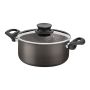 Paris Aluminum Casserole 26CM 6.3L Nonstick With Glass Lid