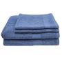 Eqyptian Collection Towel -440GSM -2 Guest Towels And 2 Bath Sheets -denim