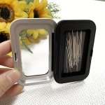 Stainless Steel Magnetic Needle Holder - Portable & Durable Storage Box For Sewing And Embroidery Accessories Ideal For Home Or