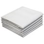 Kitchen Towel 050X070CM Plain Optical White Design 20046 5 Pack