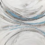 Pastel Abstract With Glass Beads Wall Art Canvas Painting 1000 X 1000