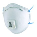 3M Comfort Particulate Matter Mask FFP2 Nr D With Cool Flow Valve Pack Of 10